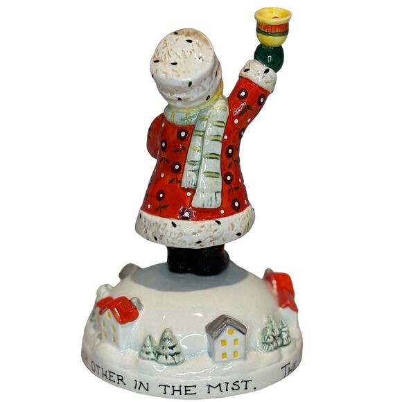 VTG 1996 Mary Engelbreit Girl with Bells Christmas Figurine, 6" EUC - Picture 2 of 4